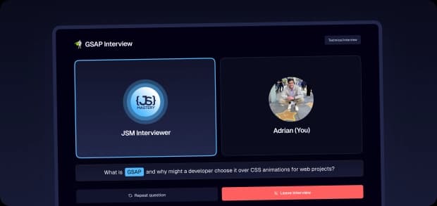 AI interviews to test what you’ve learned