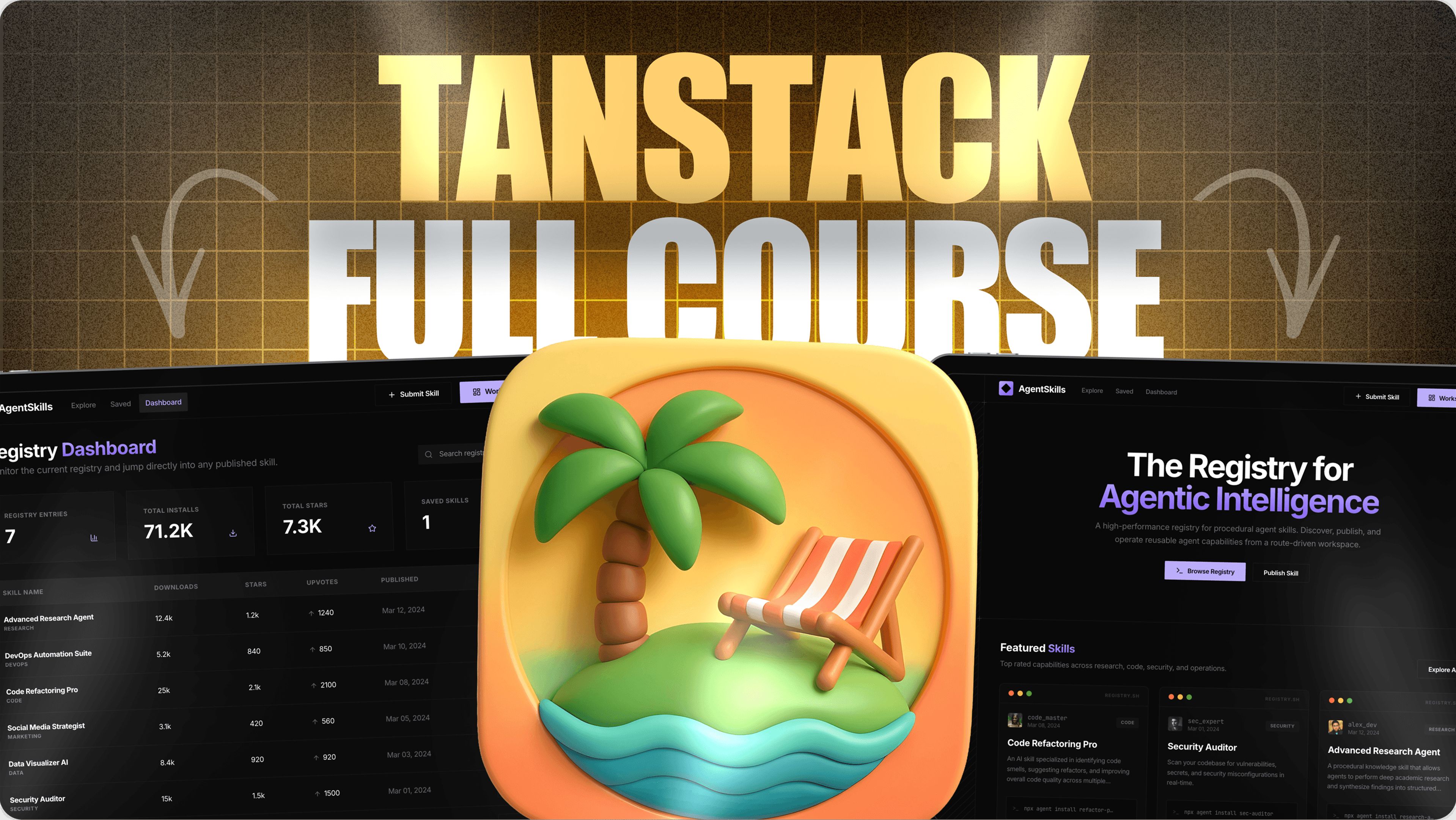 Skild app — TanStack Start full-stack marketplace